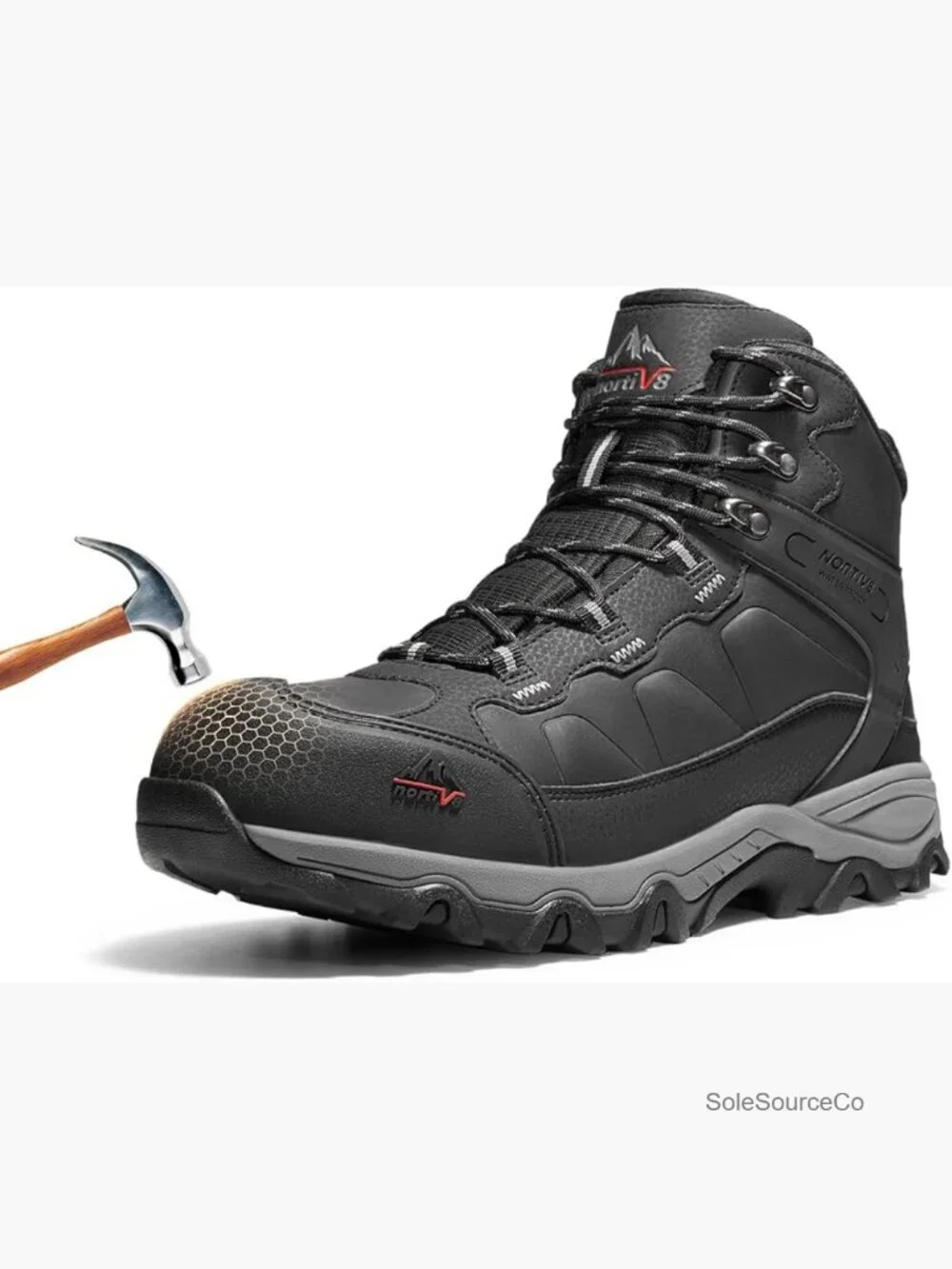 Waterproof Steel Toe Work Boots Slip Resistant Industrial Safety Boots